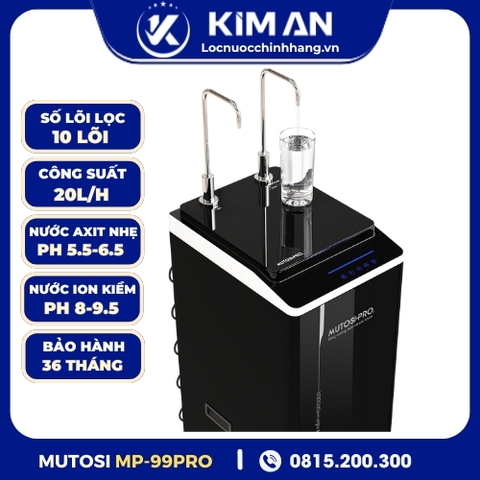 Máy Lọc Nước Điện Giải Ion Kiềm Hydrogen Mutosi MP-99PRO