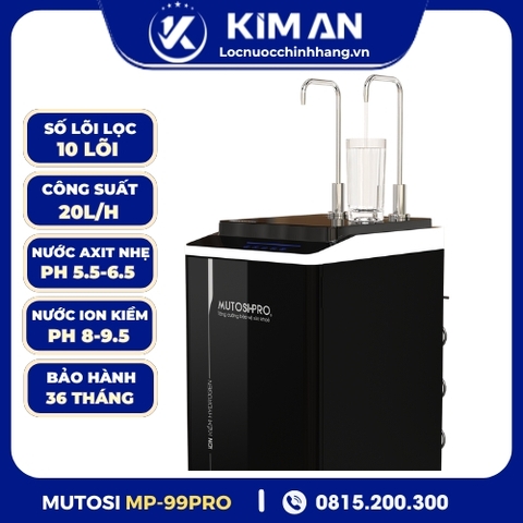Máy Lọc Nước Điện Giải Ion Kiềm Hydrogen Mutosi MP-99PRO