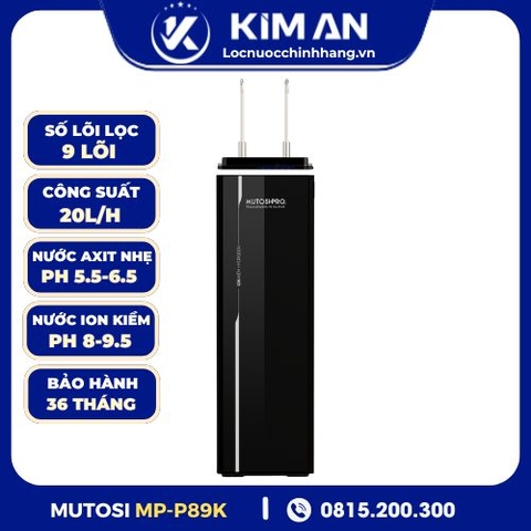 Máy lọc nước điện giải ion kiềm Hydrogen nóng nguội lạnh Mutosi MP-P89K