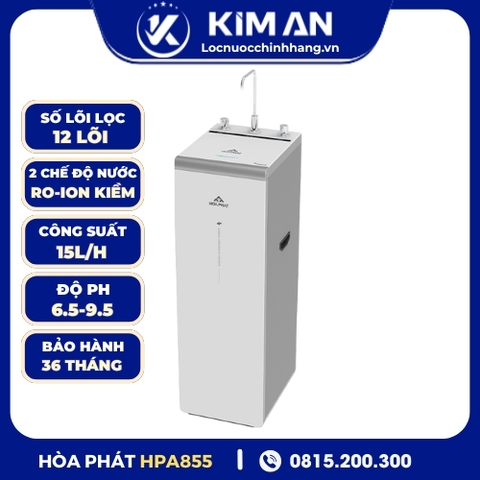 Máy lọc nước Hòa Phát Hydrogen ion kiềm RO HyperS HPA855