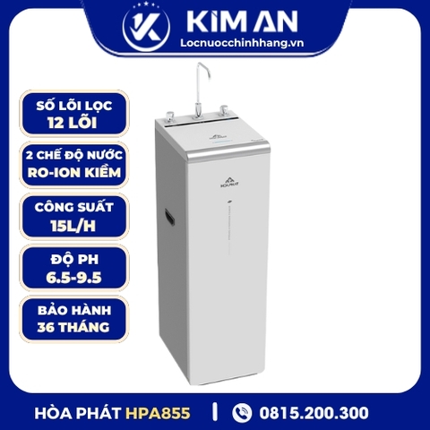 Máy lọc nước Hòa Phát Hydrogen ion kiềm RO HyperS HPA855