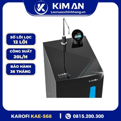 Máy lọc nước Hydro-ion kiềm Karofi KAE-S68