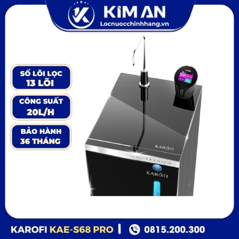 Máy lọc nước Hydro-ion kiềm Karofi KAE-S68 PRO
