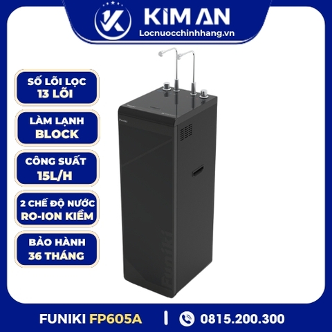 Máy lọc nước Hydrogen ion kiềm RO nóng lạnh Funiki FP605A