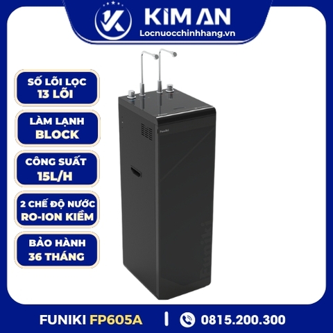 Máy lọc nước Hydrogen ion kiềm RO nóng lạnh Funiki FP605A