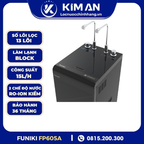 Máy lọc nước Hydrogen ion kiềm RO nóng lạnh Funiki FP605A