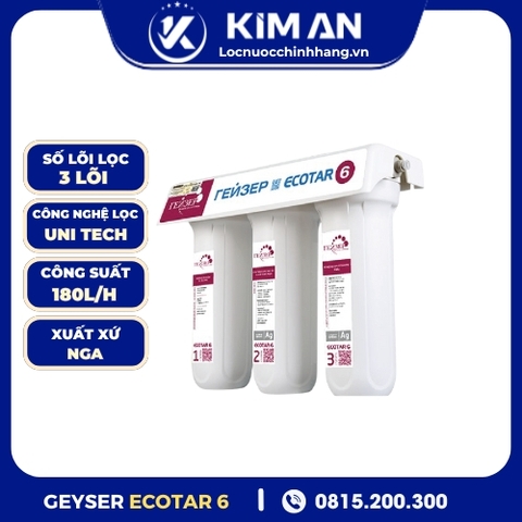 Máy lọc nước Ion Canxi Geyser ECOTAR 6 – Made in Russia