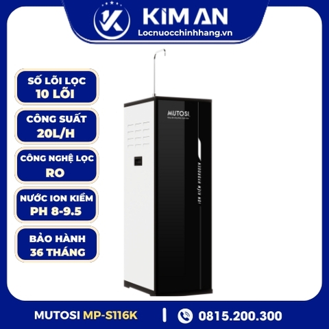 Máy lọc nước ion kiềm Hydrogen Mutosi MP-S116K