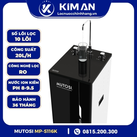 Máy lọc nước ion kiềm Hydrogen Mutosi MP-S116K