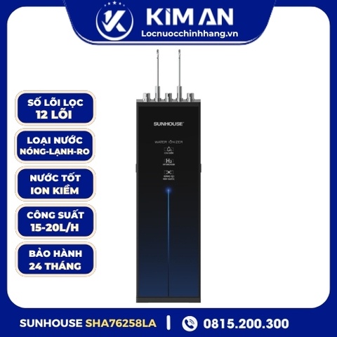 MÁY LỌC NƯỚC ION KIỀM HYDROGEN UltraX SUNHOUSE SHA76258LA
