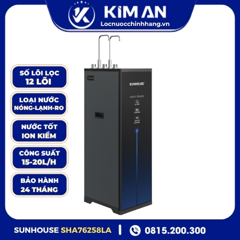 MÁY LỌC NƯỚC ION KIỀM HYDROGEN UltraX SUNHOUSE SHA76258LA