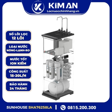 MÁY LỌC NƯỚC ION KIỀM HYDROGEN UltraX SUNHOUSE SHA76258LA