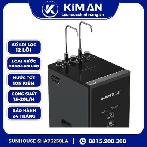 MÁY LỌC NƯỚC ION KIỀM HYDROGEN UltraX SUNHOUSE SHA76258LA
