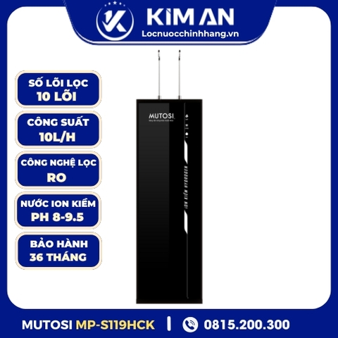Máy lọc nước nóng lạnh nguội ion kiềm Hydrogen Mutosi MP-S119HCK