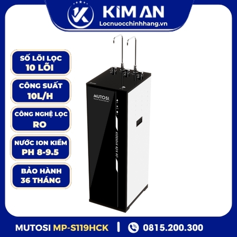 Máy lọc nước nóng lạnh nguội ion kiềm Hydrogen Mutosi MP-S119HCK