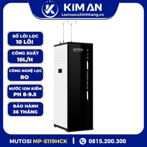 Máy lọc nước nóng lạnh nguội ion kiềm Hydrogen Mutosi MP-S119HCK