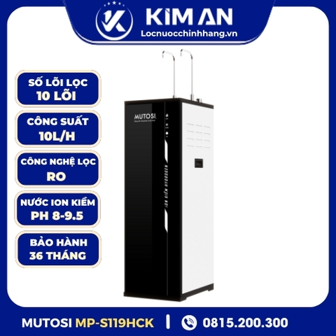 Máy lọc nước nóng lạnh nguội ion kiềm Hydrogen Mutosi MP-S119HCK