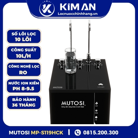 Máy lọc nước nóng lạnh nguội ion kiềm Hydrogen Mutosi MP-S119HCK