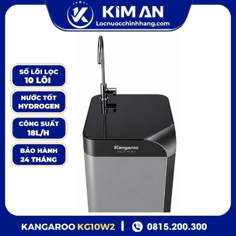 Máy Lọc Nước Kangaroo Tủ Đứng Hydrogen Waterfall KG10W2