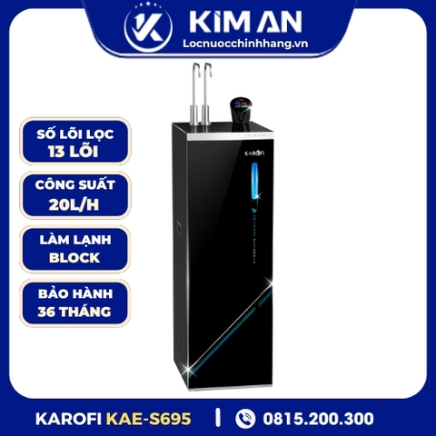 Máy lọc nước nóng lạnh Hydro-ion kiềm Karofi KAE-S695