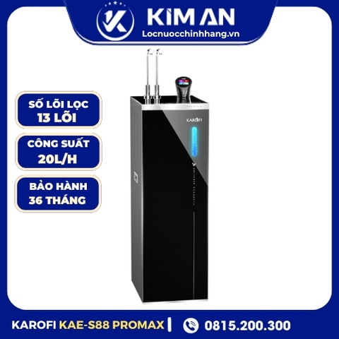 Máy Lọc Nước Hydro-ion Kiềm Karofi Nóng Lạnh KAE-S88 PROMAX