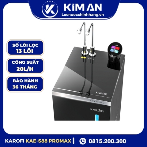 Máy Lọc Nước Hydro-ion Kiềm Karofi Nóng Lạnh KAE-S88 PROMAX