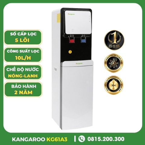 Máy lọc nước nóng lạnh Kangaroo KG61A3