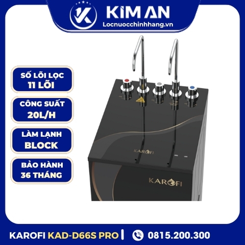 Máy Lọc Nước Karofi Nóng Lạnh KAD-D66S PRO