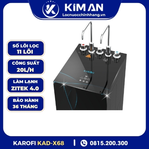 Máy lọc nước nóng lạnh Karofi KAD-X68