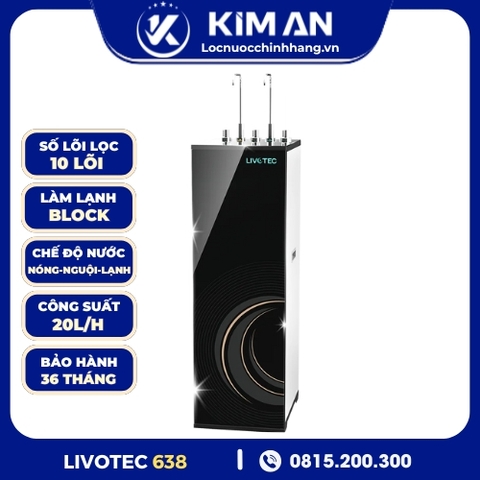 Máy lọc nước nóng lạnh Livotec 638
