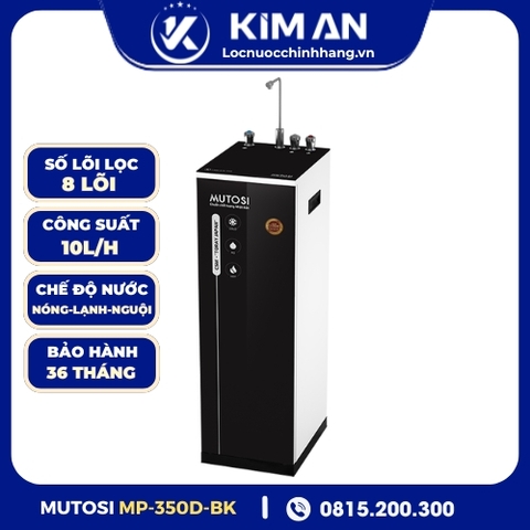 Máy lọc nước nóng lạnh nguội 8 lõi MP-350D-BK