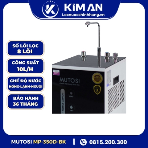 Máy lọc nước nóng lạnh nguội 8 lõi MP-350D-BK