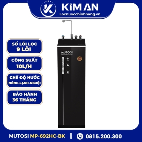 Máy lọc nước Nóng Lạnh Nguội 9 lõi MP-692HC-BK