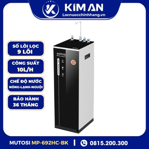 Máy lọc nước Nóng Lạnh Nguội 9 lõi MP-692HC-BK