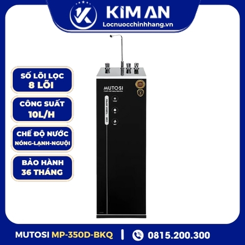 Máy lọc nước nóng lạnh nguội 8 lõi Mutosi Hydrogen MP-350D-BKQ
