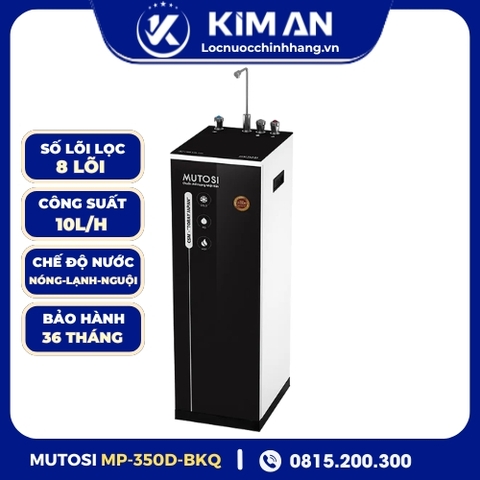 Máy lọc nước nóng lạnh nguội 8 lõi Mutosi Hydrogen MP-350D-BKQ