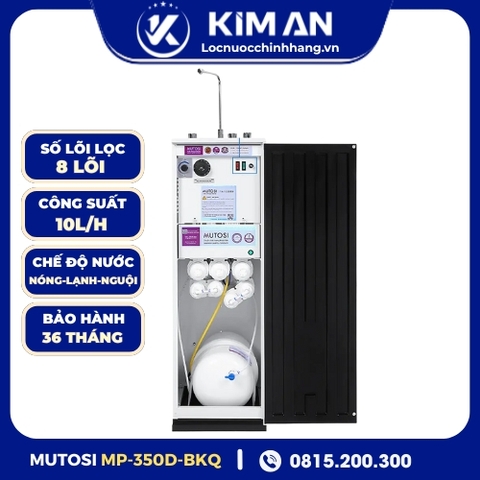 Máy lọc nước nóng lạnh nguội 8 lõi Mutosi Hydrogen MP-350D-BKQ