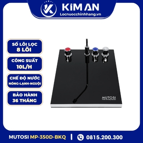 Máy lọc nước nóng lạnh nguội 8 lõi Mutosi Hydrogen MP-350D-BKQ