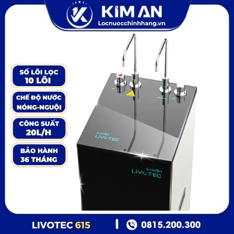 Máy lọc nước nóng nguội Livotec 615