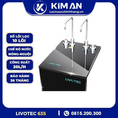 Máy lọc nước nóng nguội Livotec 635