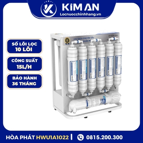 Máy lọc nước RO để gầm chân quỳ Hòa Phát HWU1A1022