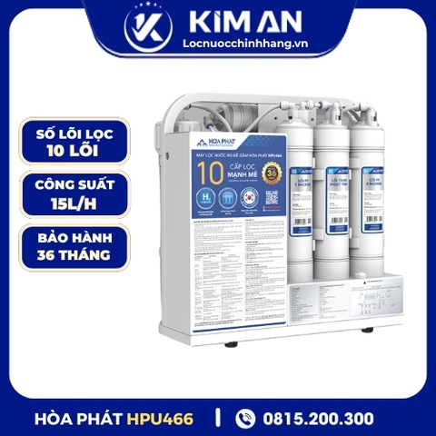 Máy lọc nước RO để gầm Hòa Phát HPU466
