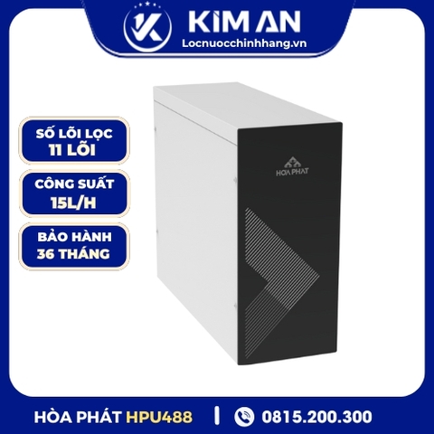 Máy lọc nước RO để gầm Hòa Phát HPU488