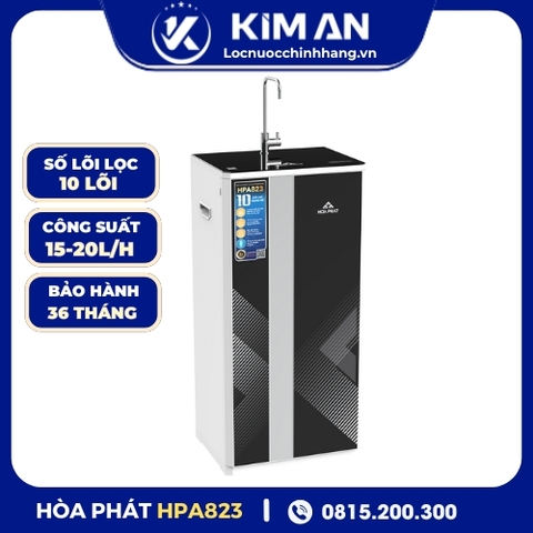 Máy lọc nước RO Hòa Phát lọc nước lợ, nước nhiễm đá vôi HPA823