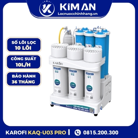 Máy lọc nước RO Karofi KAQ-U03 Pro