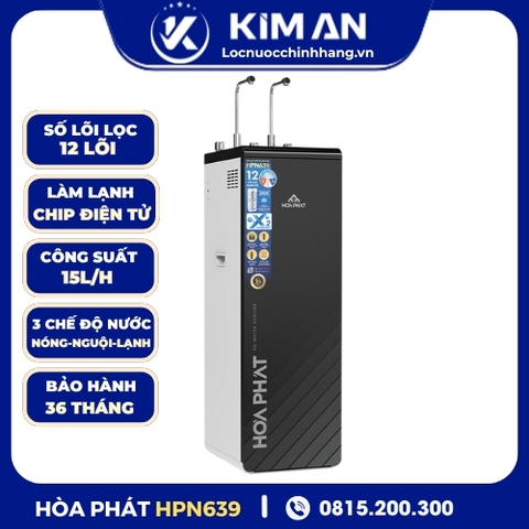 Máy lọc nước RO nóng lạnh Hòa Phát HPN639