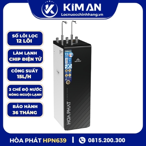 Máy lọc nước RO nóng lạnh Hòa Phát HPN639