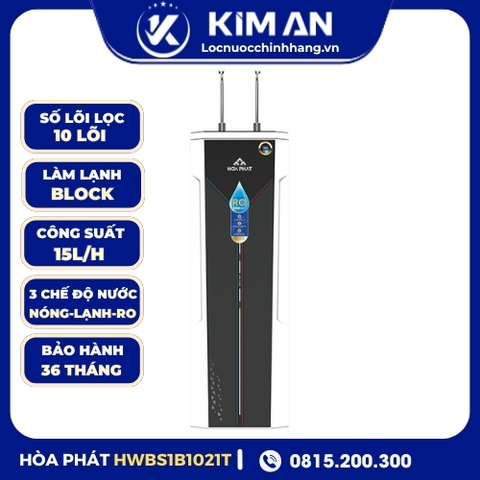 Máy lọc nước RO nóng lạnh Hòa Phát HWBS1B1021T