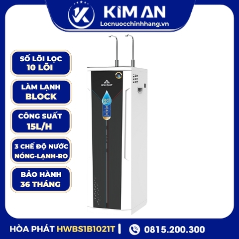 Máy lọc nước RO nóng lạnh Hòa Phát HWBS1B1021T