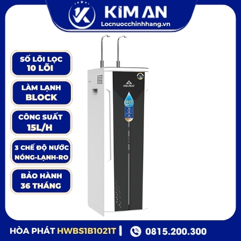 Máy lọc nước RO nóng lạnh Hòa Phát HWBS1B1021T